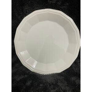 White 12 inch Plate